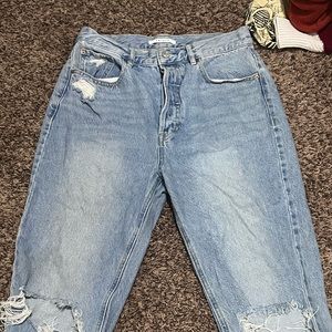 pacsun baggy jeans light denim wash
